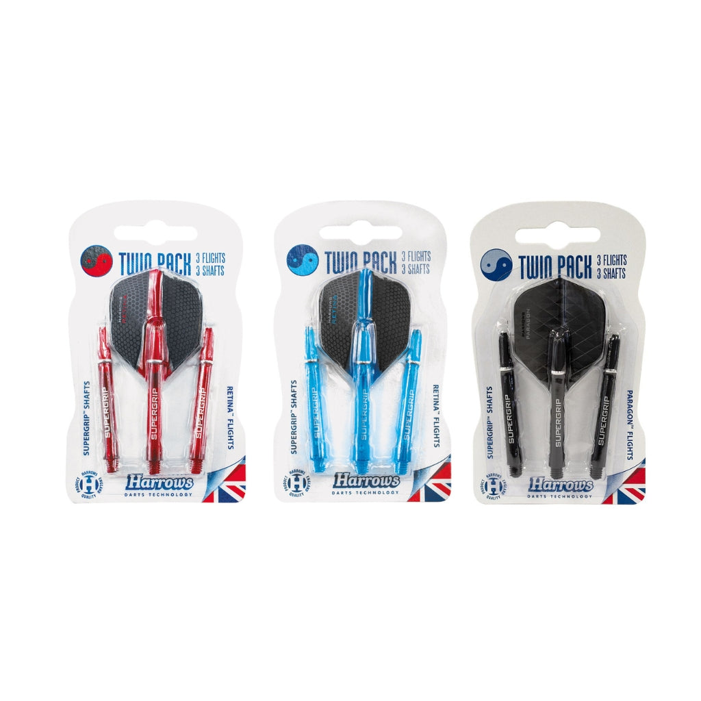 Harrows Twin Pack Dart Flight/Shafts