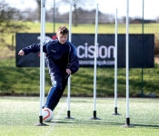 Precision Training Boundary Poles - White