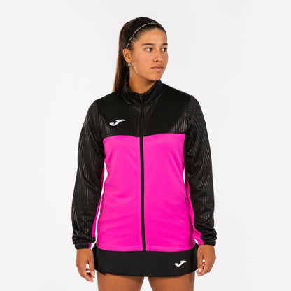 Grantham Town Ladies Range Full Zip Tracksuit Top - Fluor Pink