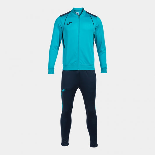 Grantham Town Tracksuit - Fluor Turquoise / Navy