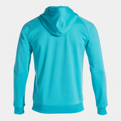 Grantham Town Zip Up Hoodie - Fluor Turquoise