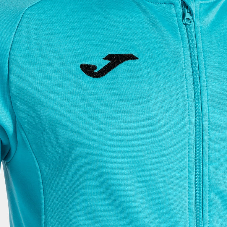 Grantham Town Zip Up Hoodie - Fluor Turquoise