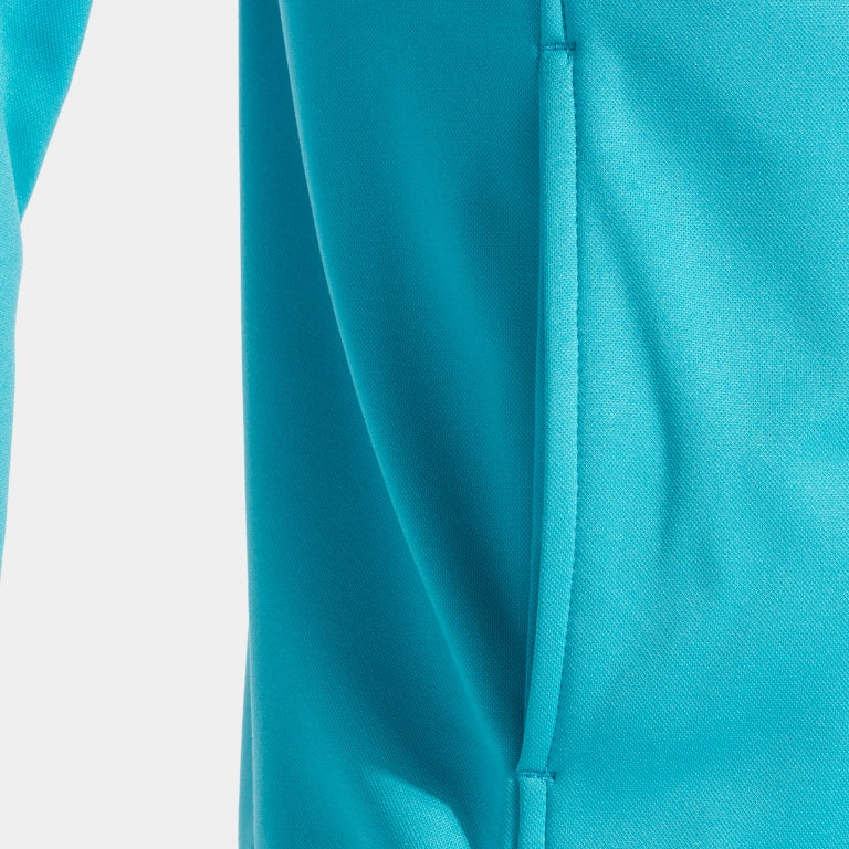 Grantham Town Zip Up Hoodie - Fluor Turquoise