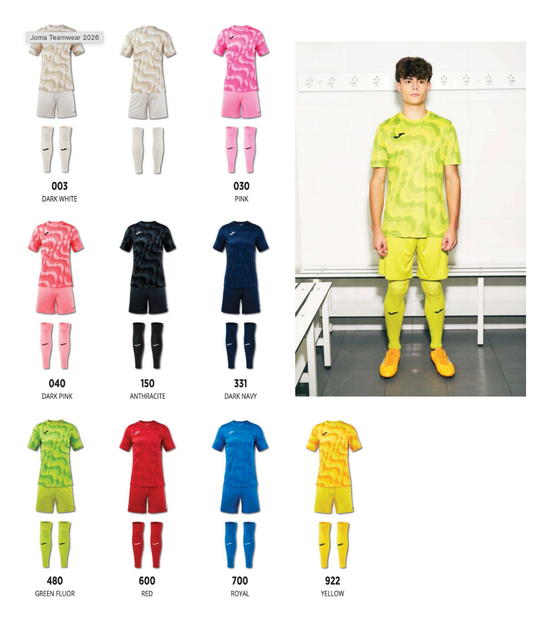 Joma Set Area Full Match Kit Bundle