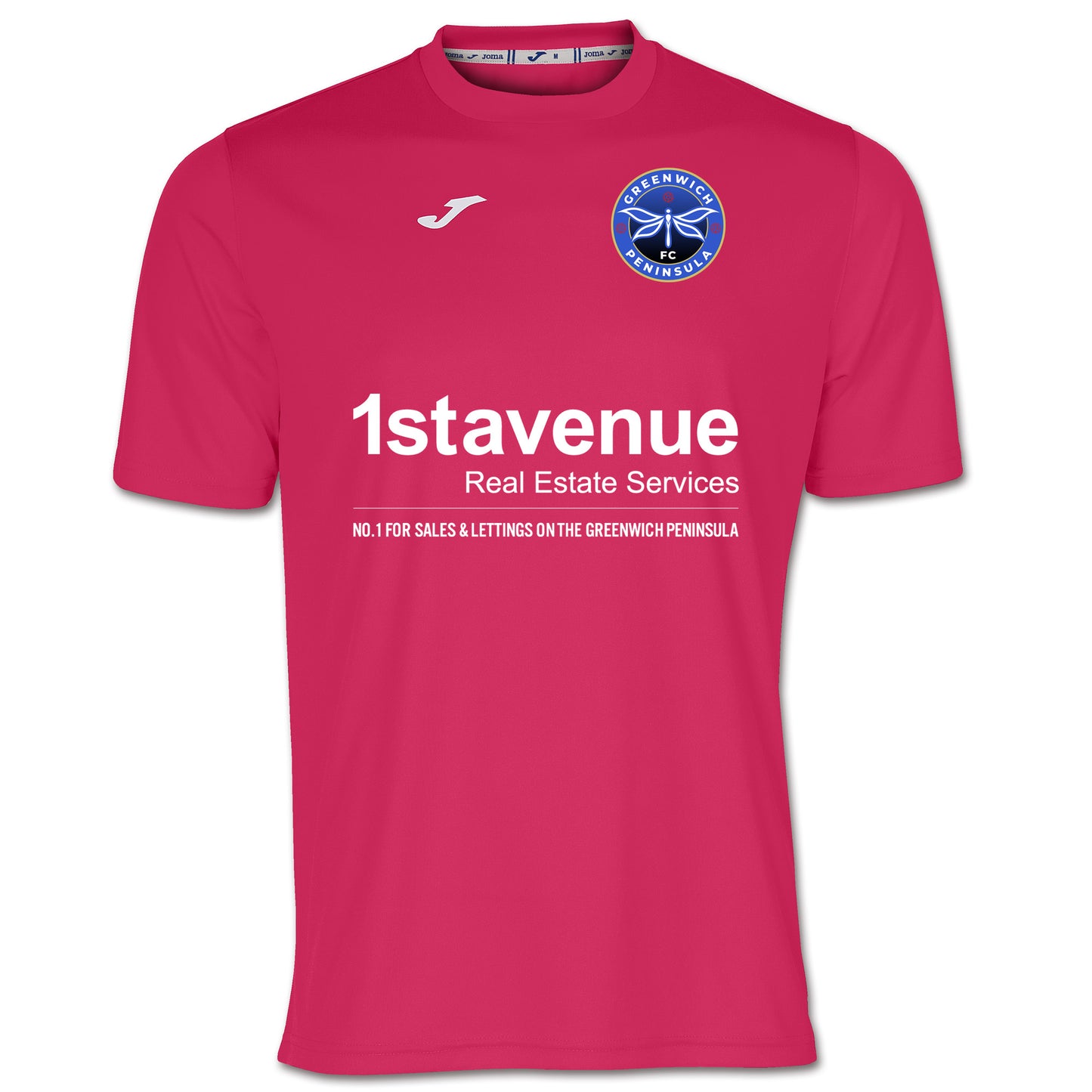 Greenwich Peninsula FC Raspberry Match Shirt