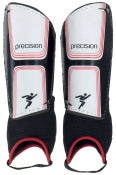 Precision Vector Shin & Ankle Pads - Black/White/Red