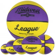 Midwest League Basketball Yellow/Purple