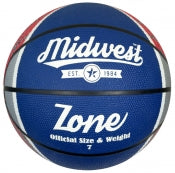 Midwest Zone Basketball Blue/White/Red